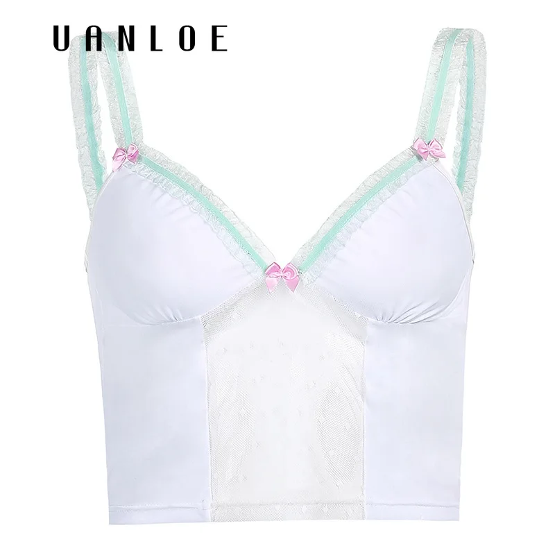 UANLOEy2k Sexy See Through Fashion Camisole Lace Frills 90s Sleeveless Crop Top Women's Streetwear V Neck Camis Ladies Clothes
UANLOEy2k Sexy See Through Fashion Camisole Lace Frills 90s Sleeveless Crop Top Women's Streetwear V Neck Camis Ladies Clothes