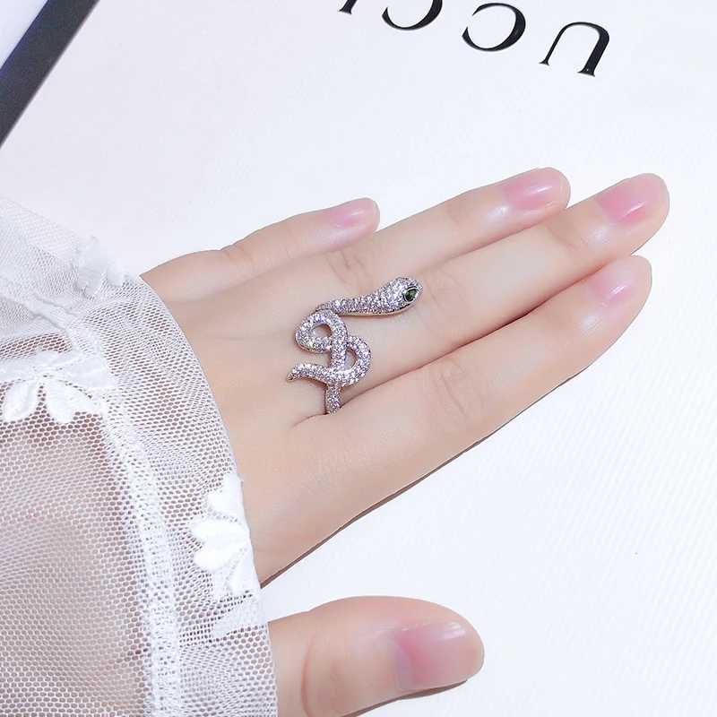 Domineering Snake Ring Vintage Simple and Cool Index Finger Ring Japanese Style Mild Luxury Online Influencer Fashion Open Ring
Domineering Snake Ring Vintage Simple and Cool Index Finger Ring Japanese Style Mild Luxury Online Influencer Fashion Open Ring