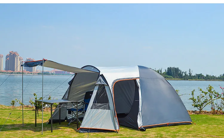 Outdoor Camping Tent Waterproof Double Layer Tent Family Tent 3-4 Person Tent Living Cell Tent Tents for Families Party Roof
Outdoor Camping Tent Waterproof Double Layer Tent Family Tent 3-4 Person Tent Living Cell Tent Tents for Families Party Roof