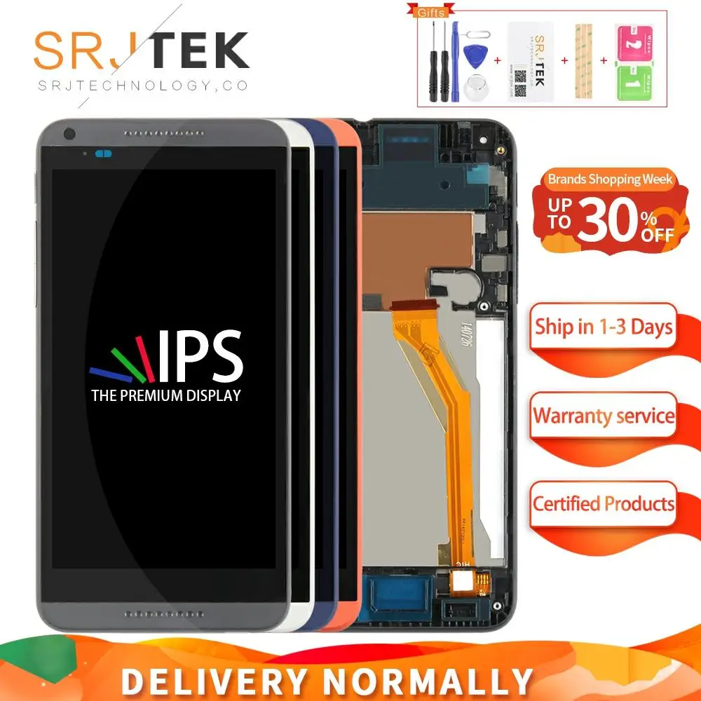 Srjtek For HTC Desire 816 LCD Touch Screen Digitizer with Frame LCD Repair Parts D816 For HTC D816G Display 816W 816G 816H
Srjtek For HTC Desire 816 LCD Touch Screen Digitizer with Frame LCD Repair Parts D816 For HTC D816G Display 816W 816G 816H