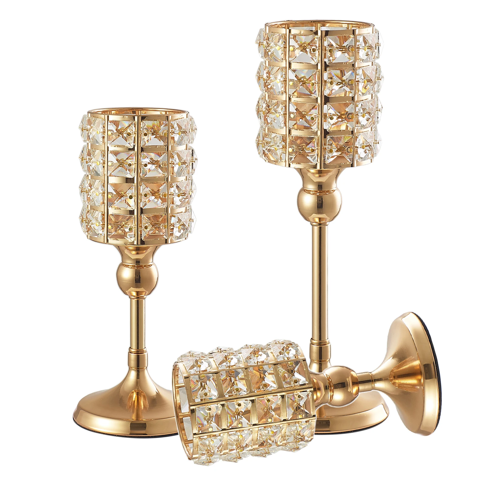 1PC Crystal Wedding Gold Candle Holder Church Home Bedroom Offices Living Room Decor Candlestick Xmas Present
1PC Crystal Wedding Gold Candle Holder Church Home Bedroom Offices Living Room Decor Candlestick Xmas Present