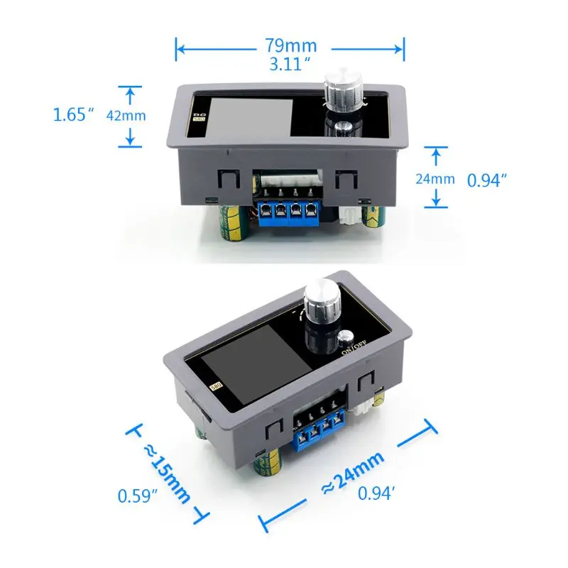DC-580 Digital Controlled Buck-Boost Converter Adapter Adjustable Power Supply Power Module
DC-580 Digital Controlled Buck-Boost Converter Adapter Adjustable Power Supply Power Module