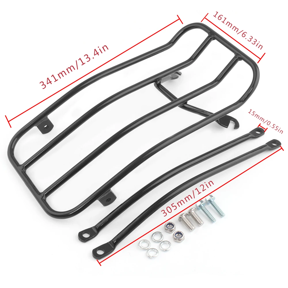 Motorcycle Black Rear Fender Luggage Rack Support Shelf Solo Seat For Triumph Bonneville Bobber/Bobber black 2017 2018 2019 2020
Motorcycle Black Rear Fender Luggage Rack Support Shelf Solo Seat For Triumph Bonneville Bobber/Bobber black 2017 2018 2019 2020
