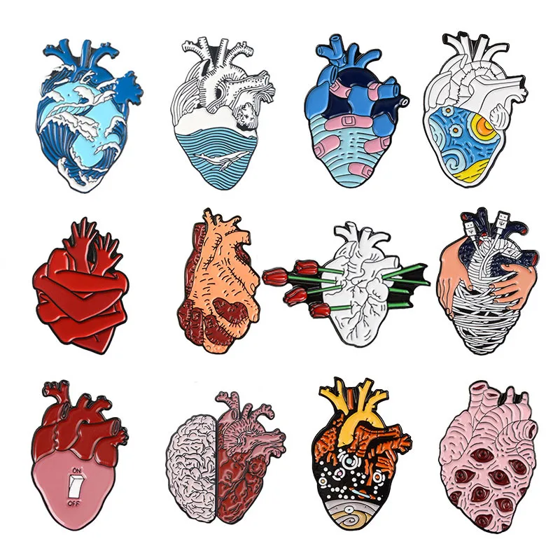 Heart Medical Anatomy Brooch Bag Clothes Portfolio Lapel Enamel Pin Badges Cartoon Jewelry Gifts For Friends Doctor Nurse
Heart Medical Anatomy Brooch Bag Clothes Portfolio Lapel Enamel Pin Badges Cartoon Jewelry Gifts For Friends Doctor Nurse