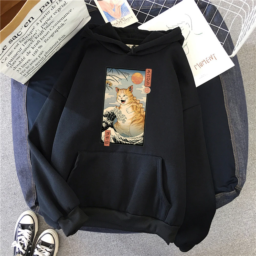 Japanese Hoodie Huge Cat Pattern Printing New Male Hoodies Comfortable Punk Men Sweatshirts Vintage High Quality Mens Pullover
Japanese Hoodie Huge Cat Pattern Printing New Male Hoodies Comfortable Punk Men Sweatshirts Vintage High Quality Mens Pullover