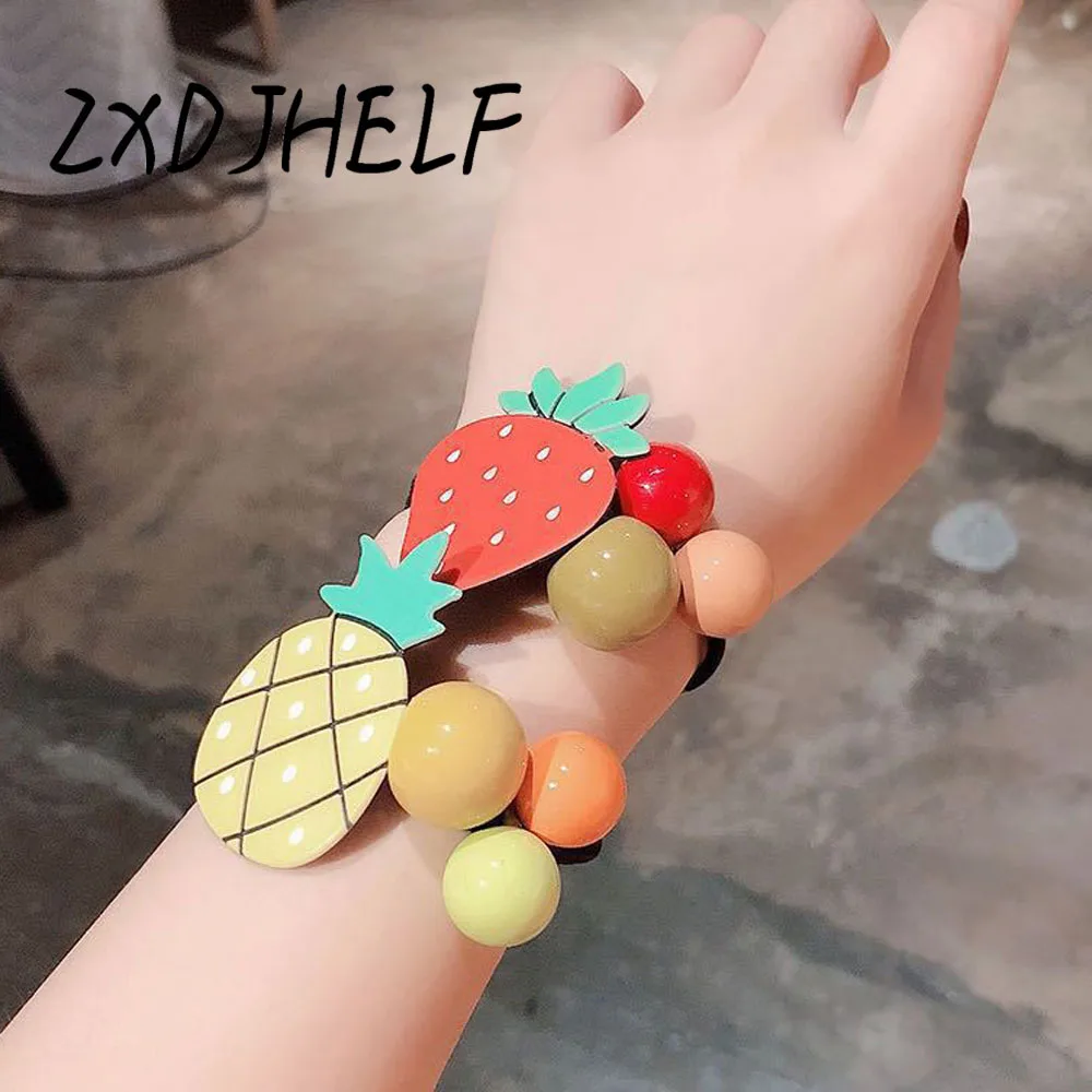ZXDJHELF Women Cartoon Fruits Elastic Hair Bands Cute Girls Strawberry Scrunchie Ponytail Holder Rubber Hair Accessories F635
ZXDJHELF Women Cartoon Fruits Elastic Hair Bands Cute Girls Strawberry Scrunchie Ponytail Holder Rubber Hair Accessories F635