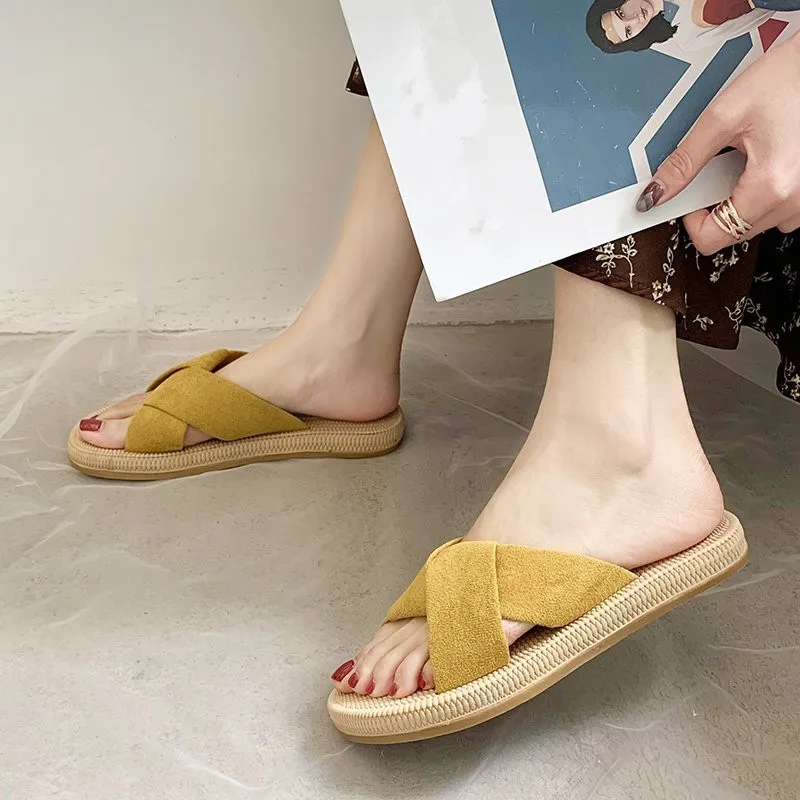 Shoes Woman 2021 Loafers Flock Female Slippers Luxury Slides New Designer Beach Flat Fabric PU Rubber Rome Fashion Female Shoes
Shoes Woman 2021 Loafers Flock Female Slippers Luxury Slides New Designer Beach Flat Fabric PU Rubber Rome Fashion Female Shoes