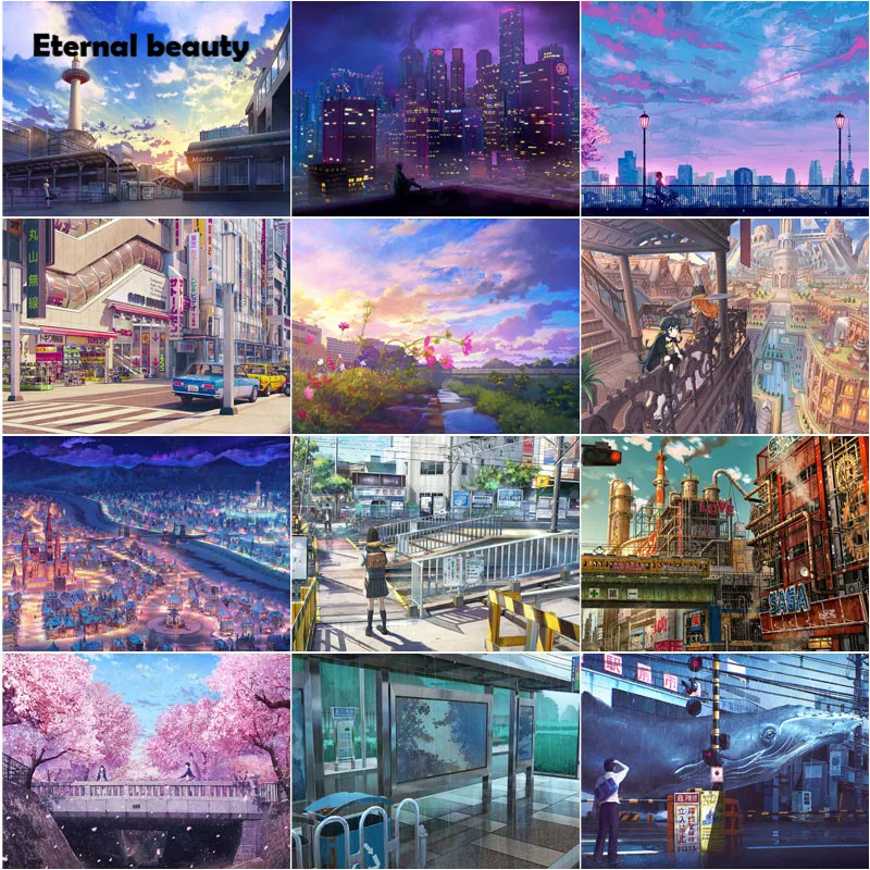 Diamond Painting Scenery Japanese Anime Scene Cherry Blossoms Landscape Mosaic Art Paintings Diamond Embroidery Cross Stitch Kit
Diamond Painting Scenery Japanese Anime Scene Cherry Blossoms Landscape Mosaic Art Paintings Diamond Embroidery Cross Stitch Kit