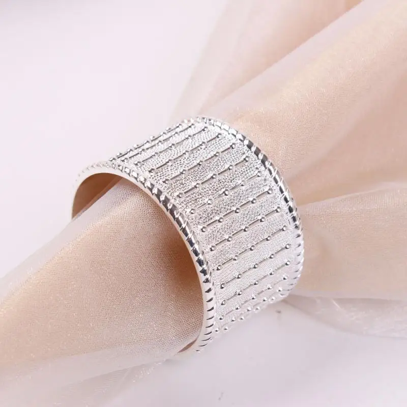 6pcs Zinc Alloy Die-casting Bead Curtain Napkin Ring Bead Section Napkin Buckle Golden Silver Napkin Ring Table Decoration
6pcs Zinc Alloy Die-casting Bead Curtain Napkin Ring Bead Section Napkin Buckle Golden Silver Napkin Ring Table Decoration