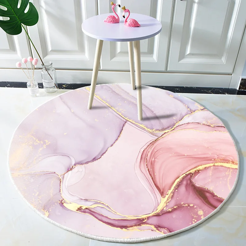 Nordic Modern Round Carpets For Living Room Fashion Pink Rugs Home Art Marbling Door Mat Bedroom Decor Carpet Area Rug Table Mat
Nordic Modern Round Carpets For Living Room Fashion Pink Rugs Home Art Marbling Door Mat Bedroom Decor Carpet Area Rug Table Mat