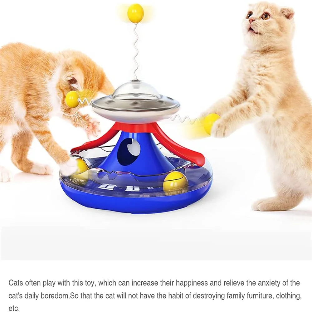Tumbler Cats Dogs Track Turntable Leaking Food Self-hey Funny Baseball Interactive Automatic Cat Feeder Four Color Toy
Tumbler Cats Dogs Track Turntable Leaking Food Self-hey Funny Baseball Interactive Automatic Cat Feeder Four Color Toy
