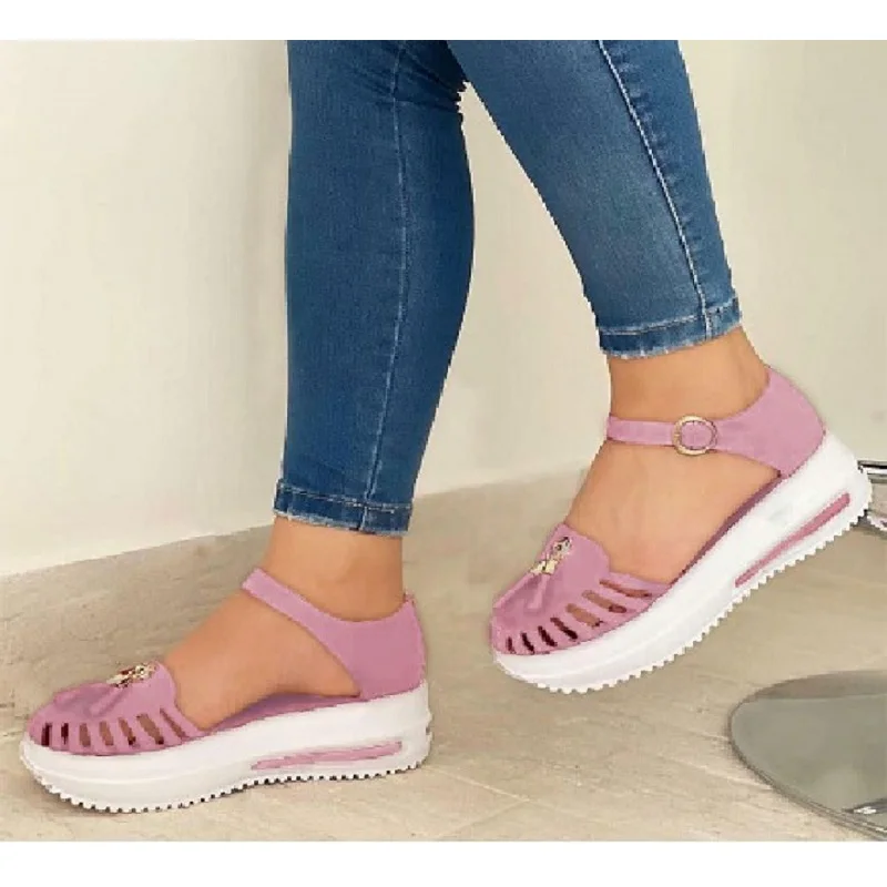 2021 Summer Platform Sandals Women Shoes Round Toe Beach Flat Sandals Hollow Out Buckle Strap Ladies Gladiator Sandals
2021 Summer Platform Sandals Women Shoes Round Toe Beach Flat Sandals Hollow Out Buckle Strap Ladies Gladiator Sandals