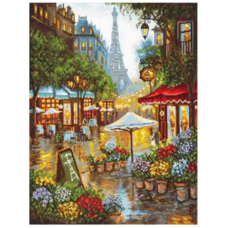Paris streets patterns counted 11CT 14CT 18CT Cross Stitch Sets DIY Chinese Cross-stitch Kits Embroidery Needlework
Paris streets patterns counted 11CT 14CT 18CT Cross Stitch Sets DIY Chinese Cross-stitch Kits Embroidery Needlework