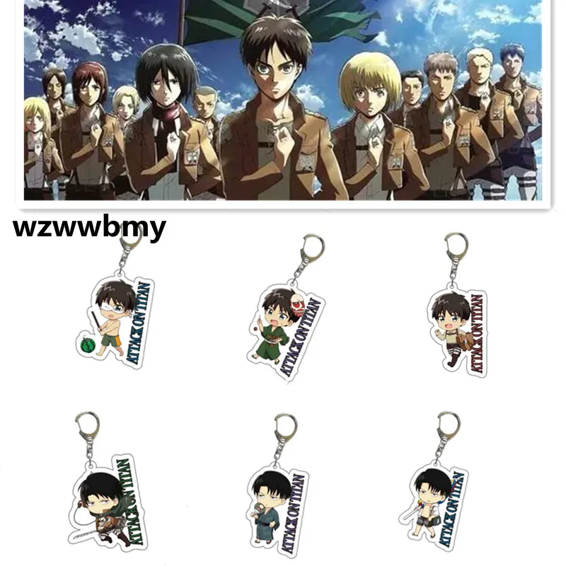 2021 Attack on Titan Keychain Japanese Anime Cartoon Figure Double Side Acrylic Pendant Keyring Fans Gifts
2021 Attack on Titan Keychain Japanese Anime Cartoon Figure Double Side Acrylic Pendant Keyring Fans Gifts