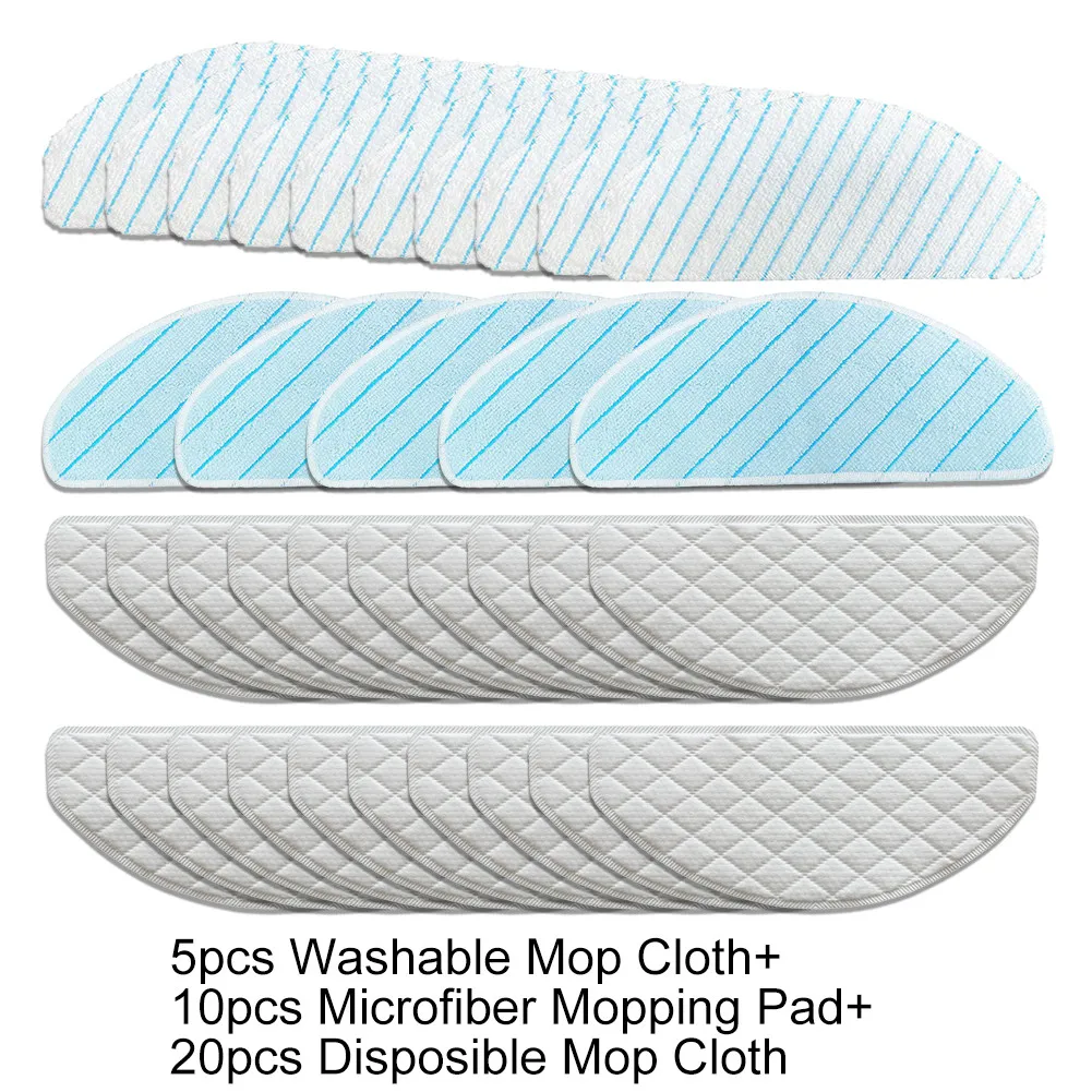 Mop Cloth Disposible Mop Cloth Microfiber Mopping Pad For ECOVACS T8 T9 AIVI Robot Vacuum Mops Household Cleaning Replace Parts
Mop Cloth Disposible Mop Cloth Microfiber Mopping Pad For ECOVACS T8 T9 AIVI Robot Vacuum Mops Household Cleaning Replace Parts