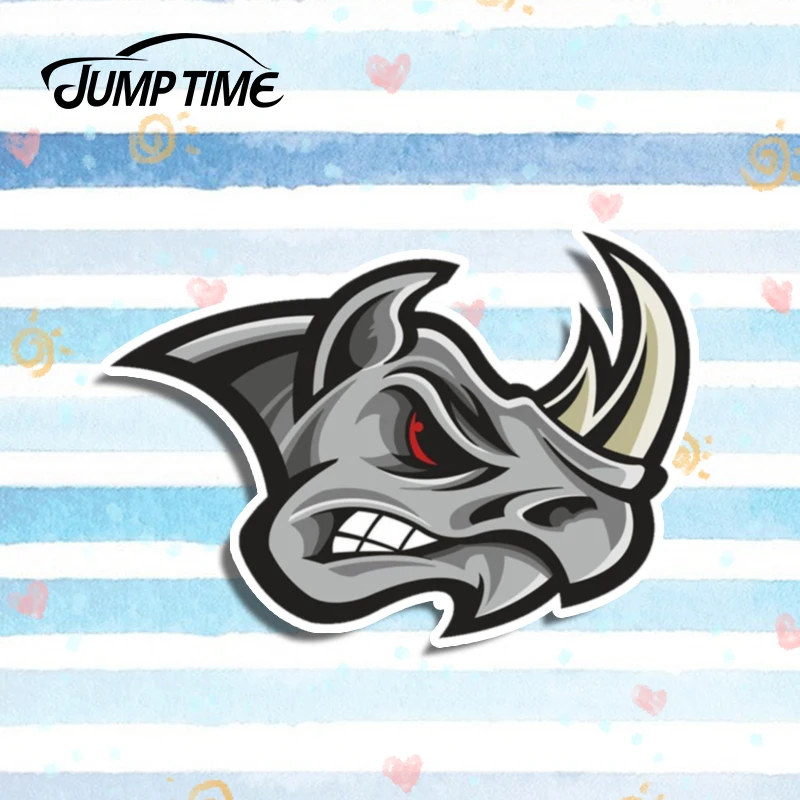 Jump Time 13cm x 8cm Rhino Animal Sticker Vinyl Cartoon Car Sticker Laptop Travel Luggage Waterproof Car Styling Accessories
Jump Time 13cm x 8cm Rhino Animal Sticker Vinyl Cartoon Car Sticker Laptop Travel Luggage Waterproof Car Styling Accessories