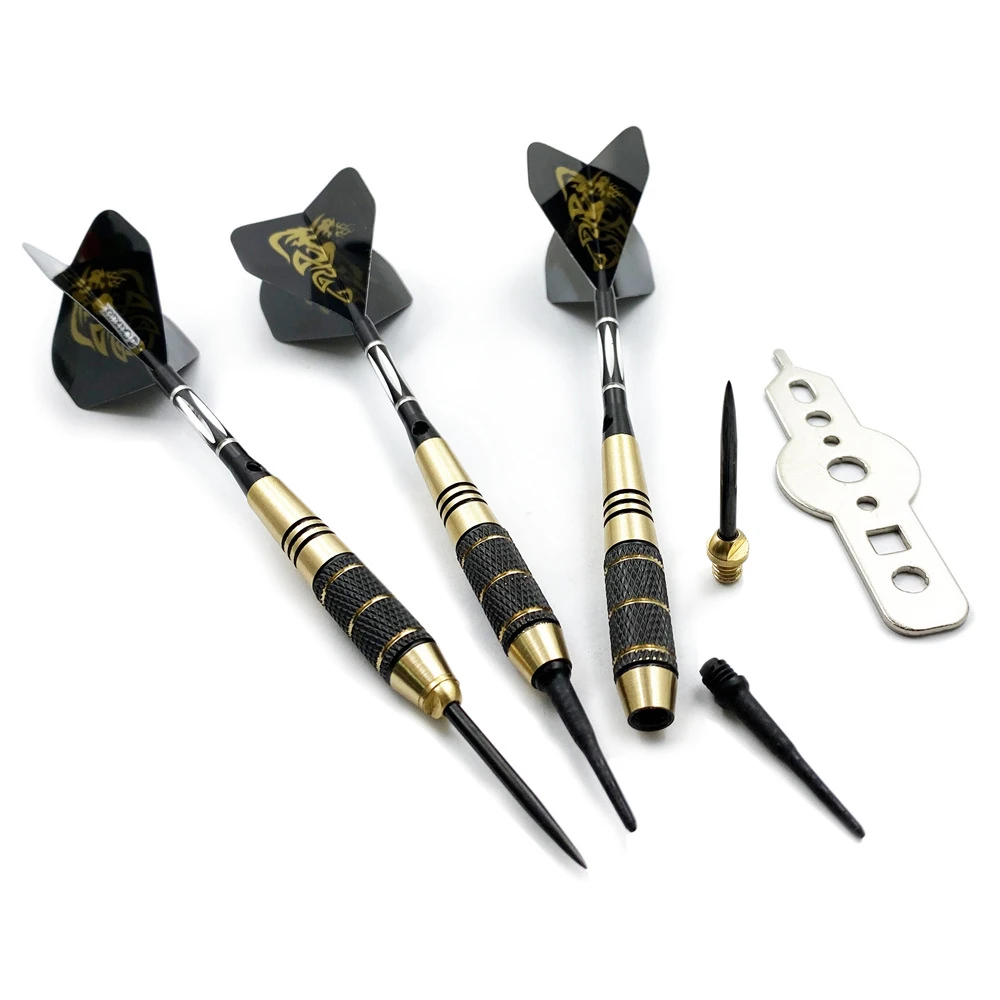 6Pcs Dart Set 3Pcs Soft Plastic Tip 3Pcs Steel Tip Copper Barrel Aluminum Shaft Competition Training Electronic Dart
6Pcs Dart Set 3Pcs Soft Plastic Tip 3Pcs Steel Tip Copper Barrel Aluminum Shaft Competition Training Electronic Dart