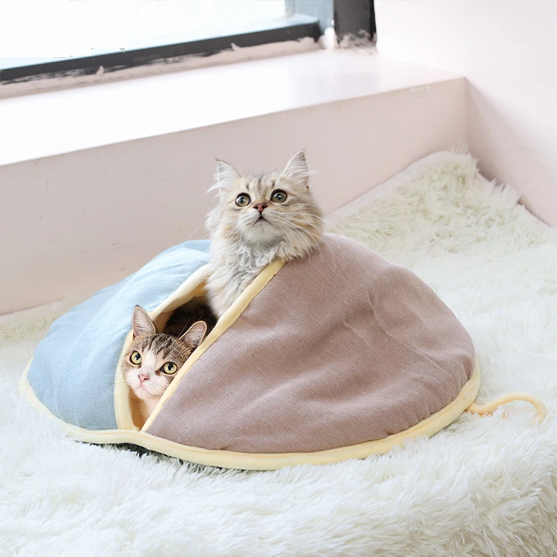 Winter Pet Cat Litter Warm Cotton Linen Plus Cotton Soft Dual-purpose Cat Hammock Sleeping Cat Puppy Cushion Bed
Winter Pet Cat Litter Warm Cotton Linen Plus Cotton Soft Dual-purpose Cat Hammock Sleeping Cat Puppy Cushion Bed