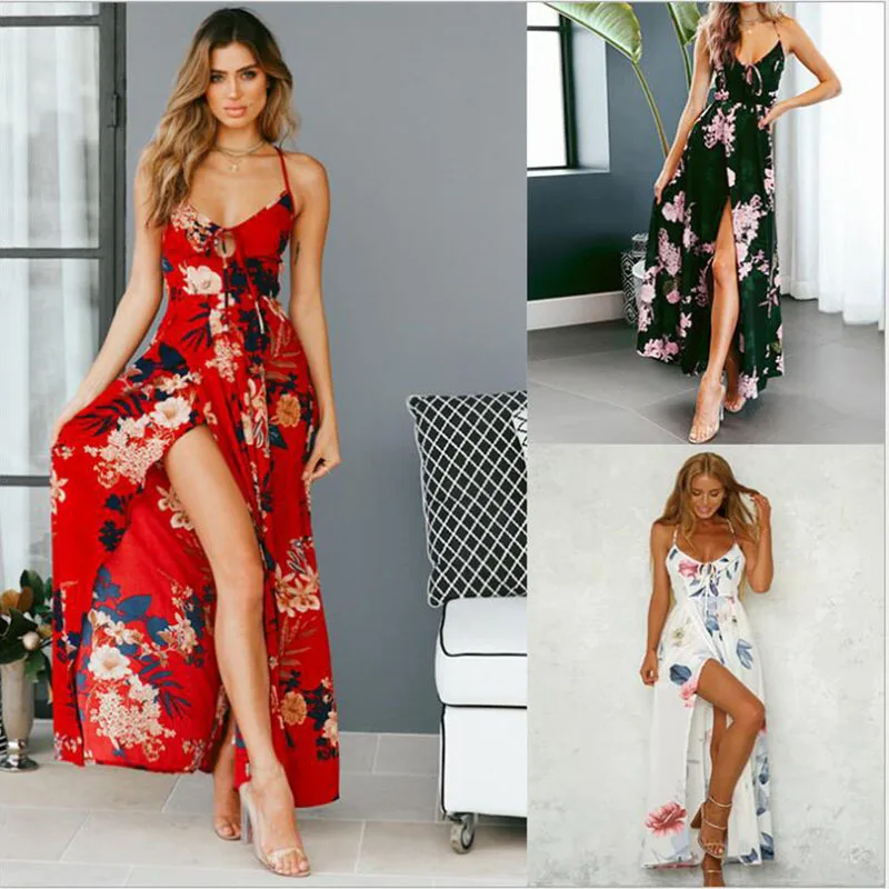 2021 Fashion Spaghetti Strap Floral Printed High Slit Casual Homecoming Dresses Women Sexy Beach Evening Vestidos Daily Ritual
2021 Fashion Spaghetti Strap Floral Printed High Slit Casual Homecoming Dresses Women Sexy Beach Evening Vestidos Daily Ritual