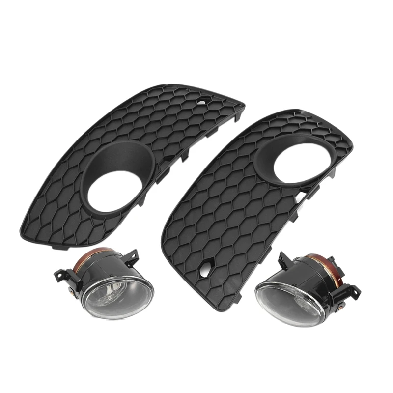 Car Front Bumper Fog Light Cover Honeycomb Mesh Grilles with H11 Bulbs 1K0 853 665 for Golf MK5/GLI Jetta 2004-2009
Car Front Bumper Fog Light Cover Honeycomb Mesh Grilles with H11 Bulbs 1K0 853 665 for Golf MK5/GLI Jetta 2004-2009