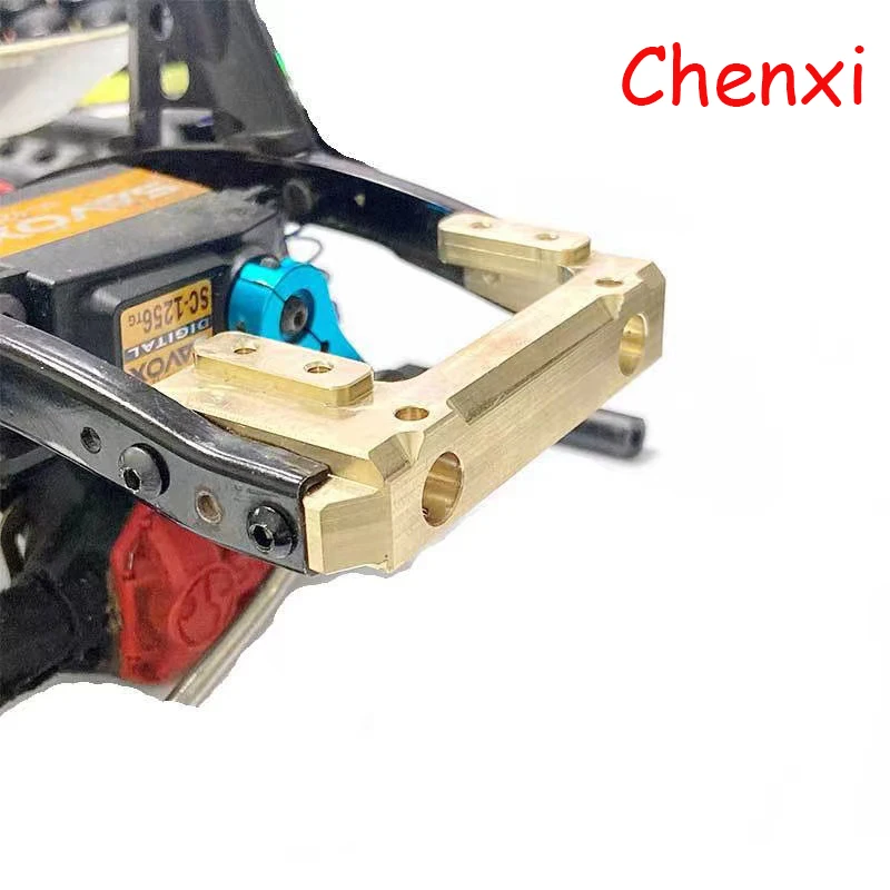 1PCS 85G Brass Front Bumper Mount Servo Stand for 1/10 RC Crawler Axial SCX10 II 90046 90047 Upgrade Parts K09
1PCS 85G Brass Front Bumper Mount Servo Stand for 1/10 RC Crawler Axial SCX10 II 90046 90047 Upgrade Parts K09