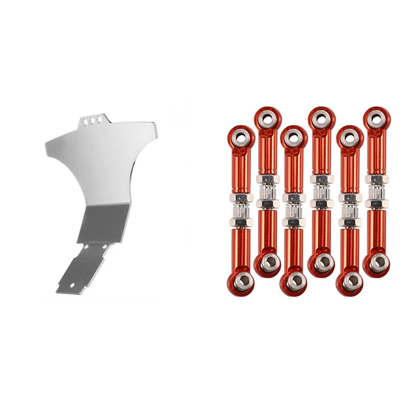 2 Set RC Car Part: 1 Pcs Metal Front And Rear Collision Plate & 1 Set Metal Rod Accessories Front / Rear Servo Link
2 Set RC Car Part: 1 Pcs Metal Front And Rear Collision Plate & 1 Set Metal Rod Accessories Front / Rear Servo Link