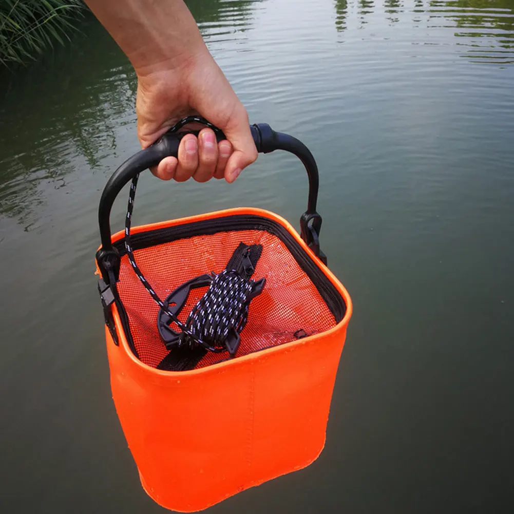 Portable Fishing Bag Collapsible Fishing Bucket Live Fish Box Camping Water Container Pan Basin Tackle Fishing Tool Storage Bag
Portable Fishing Bag Collapsible Fishing Bucket Live Fish Box Camping Water Container Pan Basin Tackle Fishing Tool Storage Bag