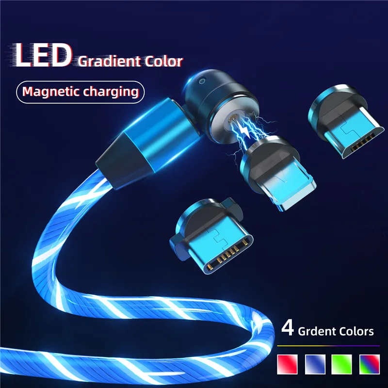 540 Rotation LED Lighting Magnetic USB Cable Type C Magnetic Charger USBC Cable USBMicro Wire For Xiaomi Huawei For iPhone cable
540 Rotation LED Lighting Magnetic USB Cable Type C Magnetic Charger USBC Cable USBMicro Wire For Xiaomi Huawei For iPhone cable