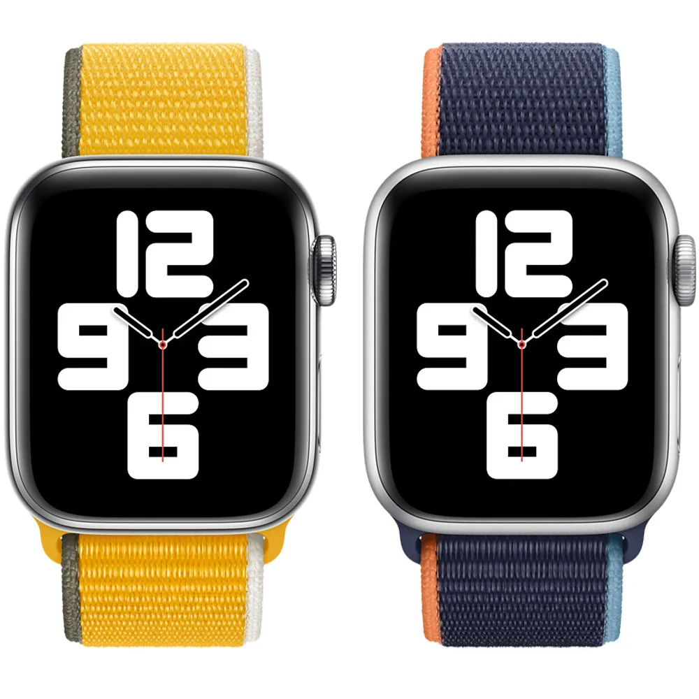 Nylon Loop Strap For Apple Watch band 45mm 41mm 40/44mm Smartwatch Belt correa belt Bracelet iWatch Series 4 5 SE 6 7 Watchband
Nylon Loop Strap For Apple Watch band 45mm 41mm 40/44mm Smartwatch Belt correa belt Bracelet iWatch Series 4 5 SE 6 7 Watchband