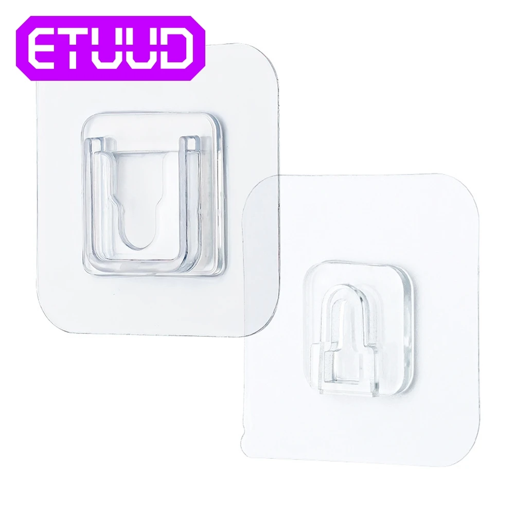 5/10 Pairs Transparent Wall Storage Holder Double-Sided Self Adhesive For Kitchen Sticky Hooks Heavy Duty Seamless Hanger Strong
5/10 Pairs Transparent Wall Storage Holder Double-Sided Self Adhesive For Kitchen Sticky Hooks Heavy Duty Seamless Hanger Strong