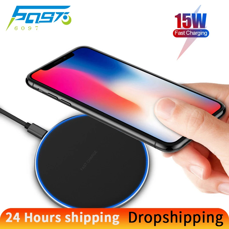 15W Wireless Charger Pad for iphone Samsung Xiaomi Smart Phone Portable Fast Charging Qi Wireless Charger Slim Waterproof
15W Wireless Charger Pad for iphone Samsung Xiaomi Smart Phone Portable Fast Charging Qi Wireless Charger Slim Waterproof