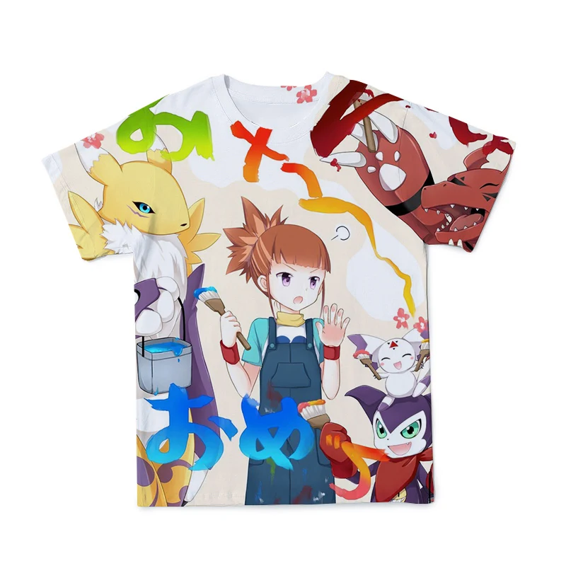 New Summer 3D Children'S Short-Sleeved T-Shirt Breathable O-Neck Male And Female Teenagers Funny Anime Cartoon Pattern 4T-14T
New Summer 3D Children'S Short-Sleeved T-Shirt Breathable O-Neck Male And Female Teenagers Funny Anime Cartoon Pattern 4T-14T