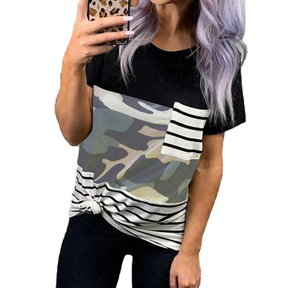T-shirt Short Sleeve Breathable Cotton O Neck Leopard Patchwork T Shirts for Women
T-shirt Short Sleeve Breathable Cotton O Neck Leopard Patchwork T Shirts for Women