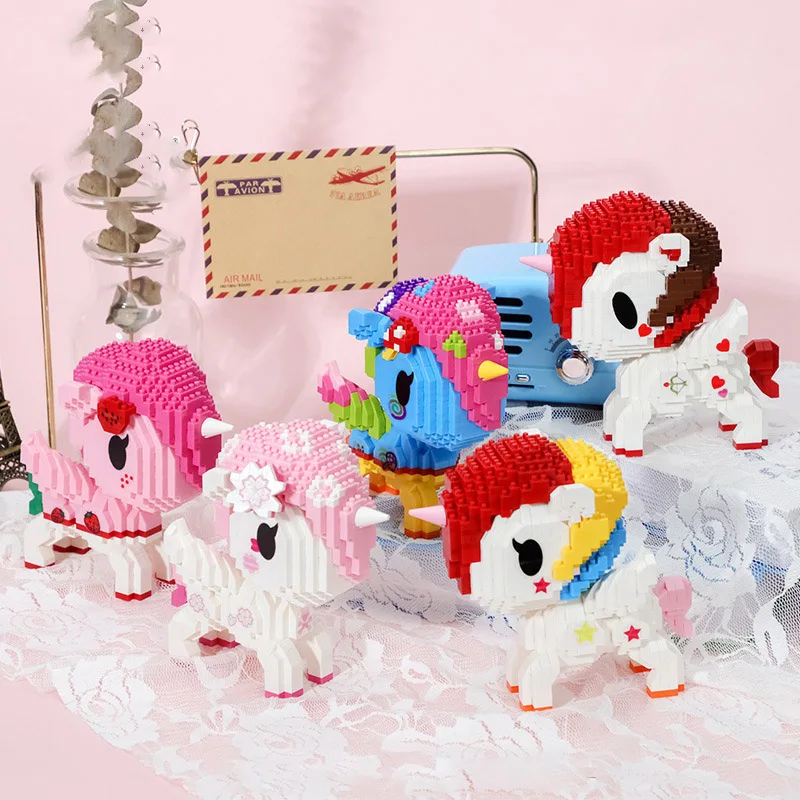 Конструктор Единорог My Little Pony, детали для сборки, трехмерная декомпрессионная игрушка с сердцем для девочек 
Конструктор Единорог My Little Pony, детали для сборки, трехмерная декомпрессионная игрушка с сердцем для девочек