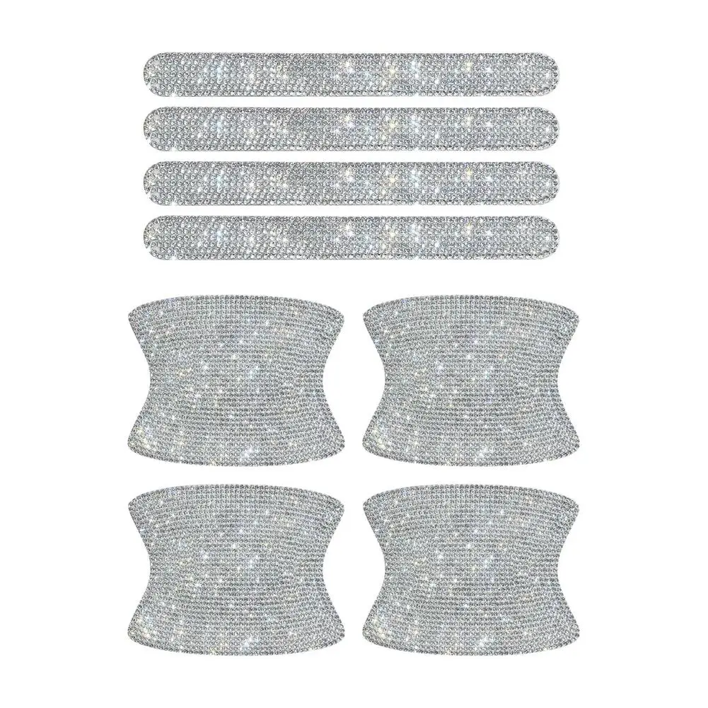 Bling Universal Car Handle Cover Self-adhesion Rhinestone Car Door Handle Stickers Crystal Glitter Car Door Bowl Protector Fo
Bling Universal Car Handle Cover Self-adhesion Rhinestone Car Door Handle Stickers Crystal Glitter Car Door Bowl Protector Fo
