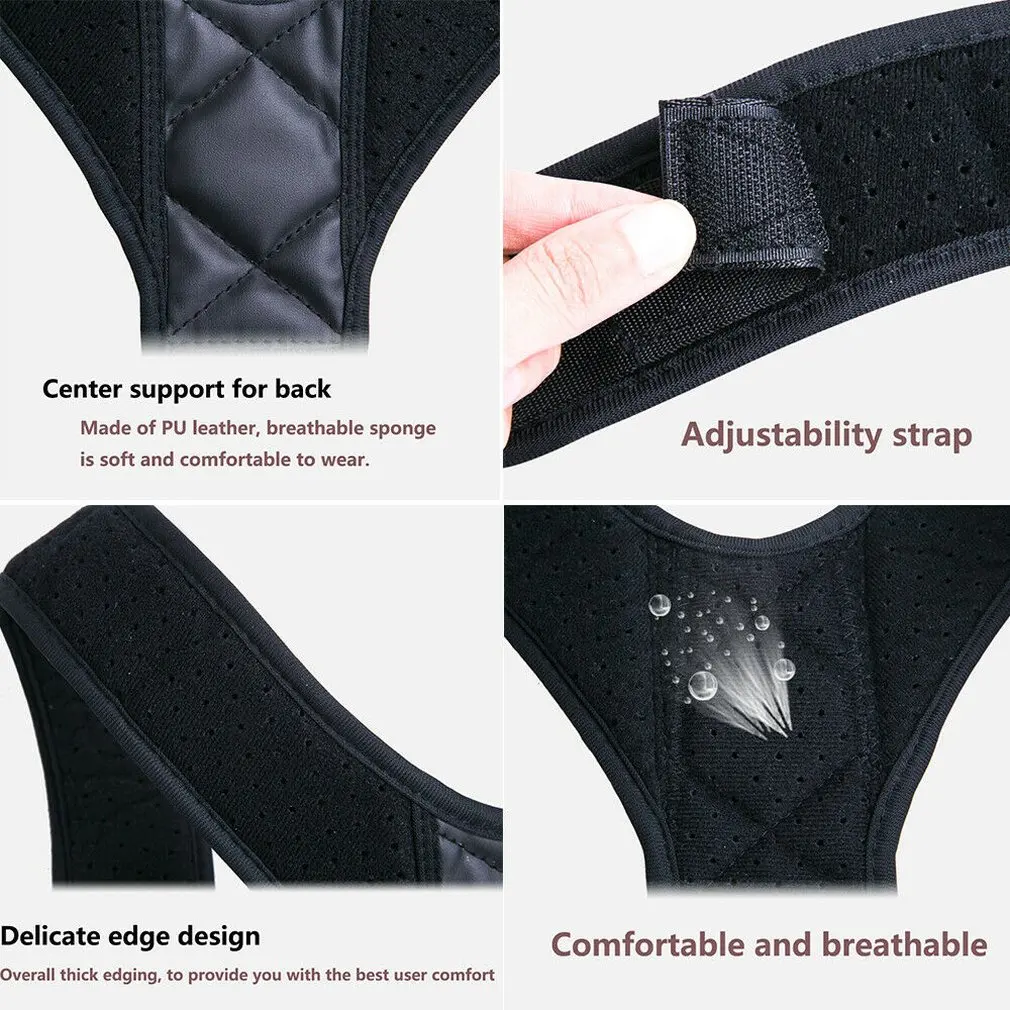 Back Posture Corrector Belt Adjustable Clavicle Spine Back Shoulder Lumbar Posture Correction
Back Posture Corrector Belt Adjustable Clavicle Spine Back Shoulder Lumbar Posture Correction