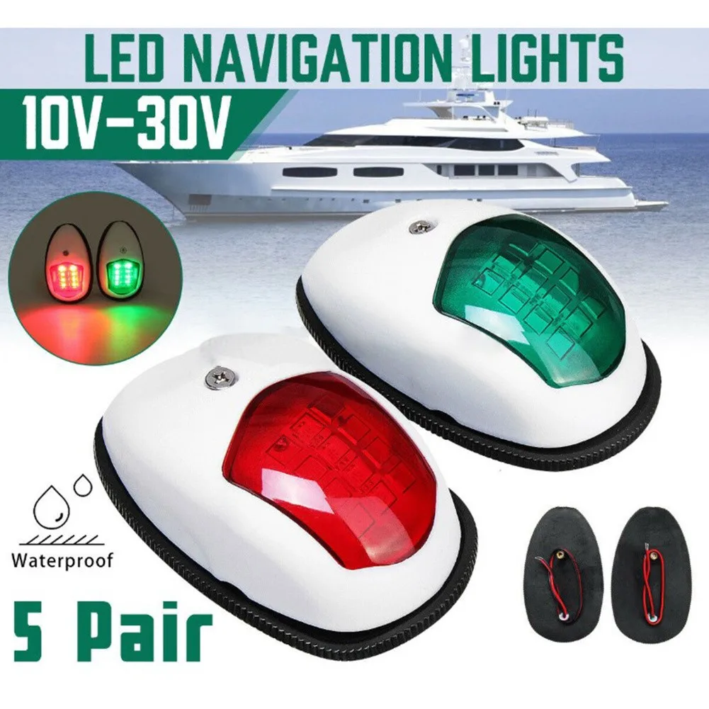 2pcs LED White 12V Marine Boat Yacht Starboard Port Bow Navigation Ligh Super Brightness Warning Lamp For Boat Sailing
2pcs LED White 12V Marine Boat Yacht Starboard Port Bow Navigation Ligh Super Brightness Warning Lamp For Boat Sailing