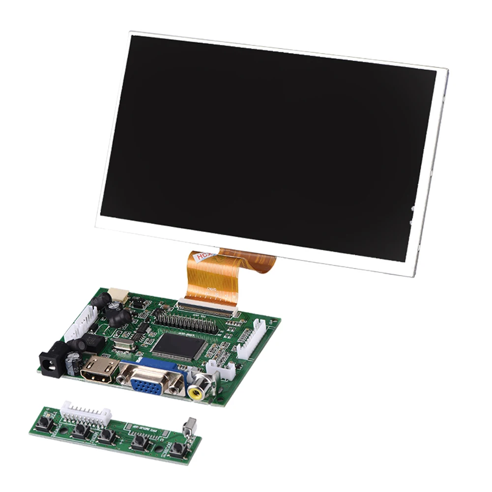Плата драйвера для Raspberry Pi, 7-дюймовый 50-контактный экран дисплея высокого разрешения 1024X60 0 + HDMI-Совместимость + VGA + 2AV
Плата драйвера для Raspberry Pi, 7-дюймовый 50-контактный экран дисплея высокого разрешения 1024X60 0 + HDMI-Совместимость + VGA + 2AV