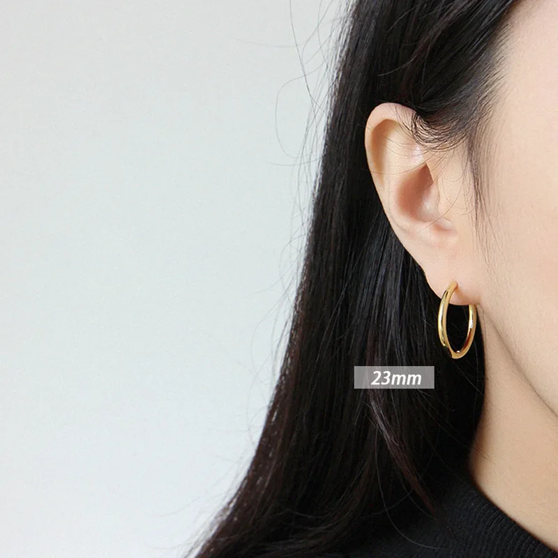 100% 925 sterling silver circle hoop earrings for women orecchini, minimalism black earings hoops gold color jewelry brincos
100% 925 sterling silver circle hoop earrings for women orecchini, minimalism black earings hoops gold color jewelry brincos