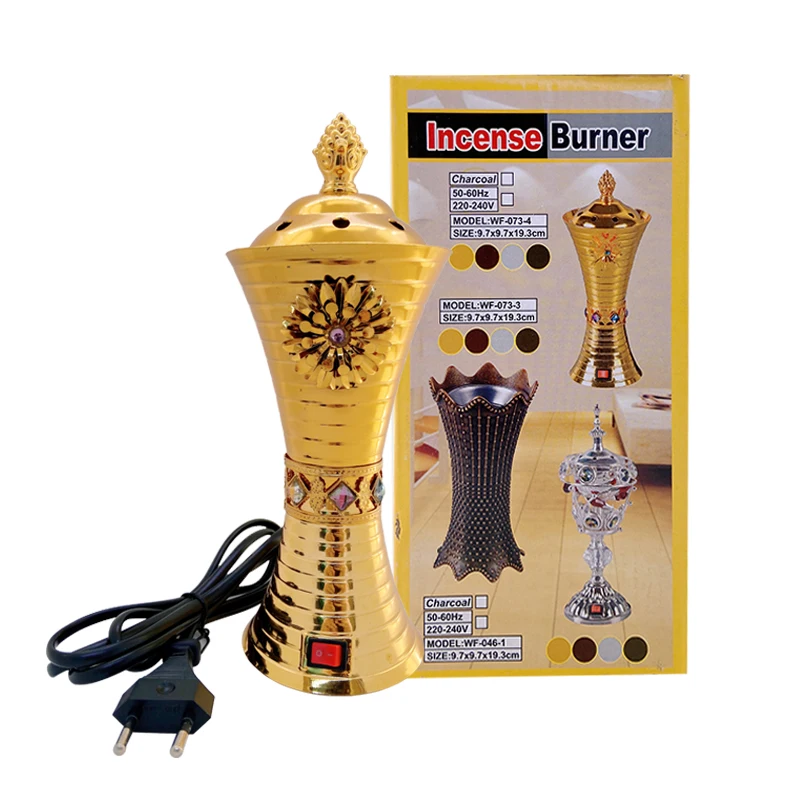 220V Electric Aroma Diffuser Arab Islamic Style Incense Burner Middle East Vaper Censer Bokhoor Burner Ramadan Gift Home Decor
220V Electric Aroma Diffuser Arab Islamic Style Incense Burner Middle East Vaper Censer Bokhoor Burner Ramadan Gift Home Decor
