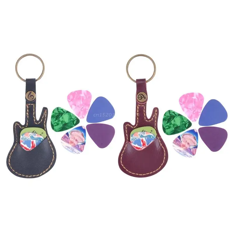 GXMF Leather Case Guitar Pick Bag for Guitar Keychain with 5 Picks,Great Performance
GXMF Leather Case Guitar Pick Bag for Guitar Keychain with 5 Picks,Great Performance