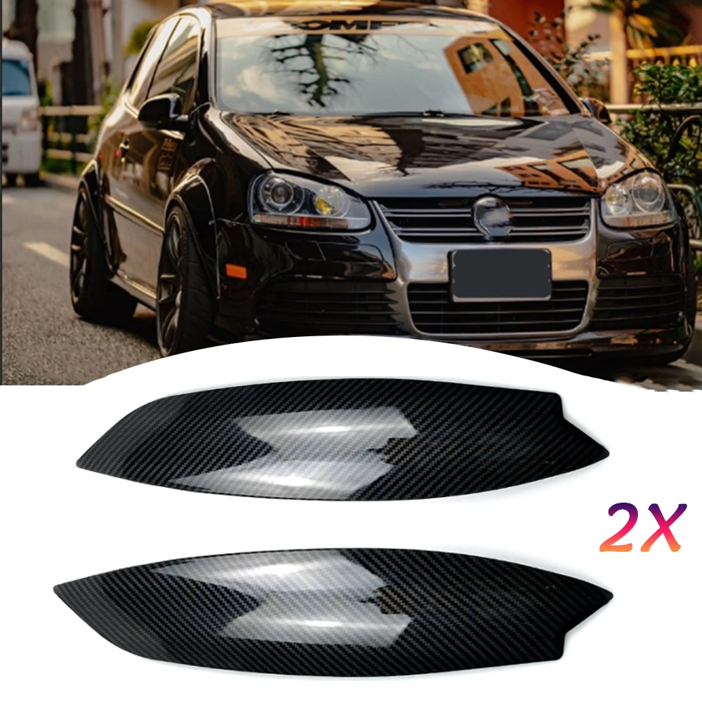 A Pair Of Carbon Look Headlights Eyebrow Eyelids Chrome Trim Cover For VW GOLF MK5 GTI R 2005 2006 2007
A Pair Of Carbon Look Headlights Eyebrow Eyelids Chrome Trim Cover For VW GOLF MK5 GTI R 2005 2006 2007