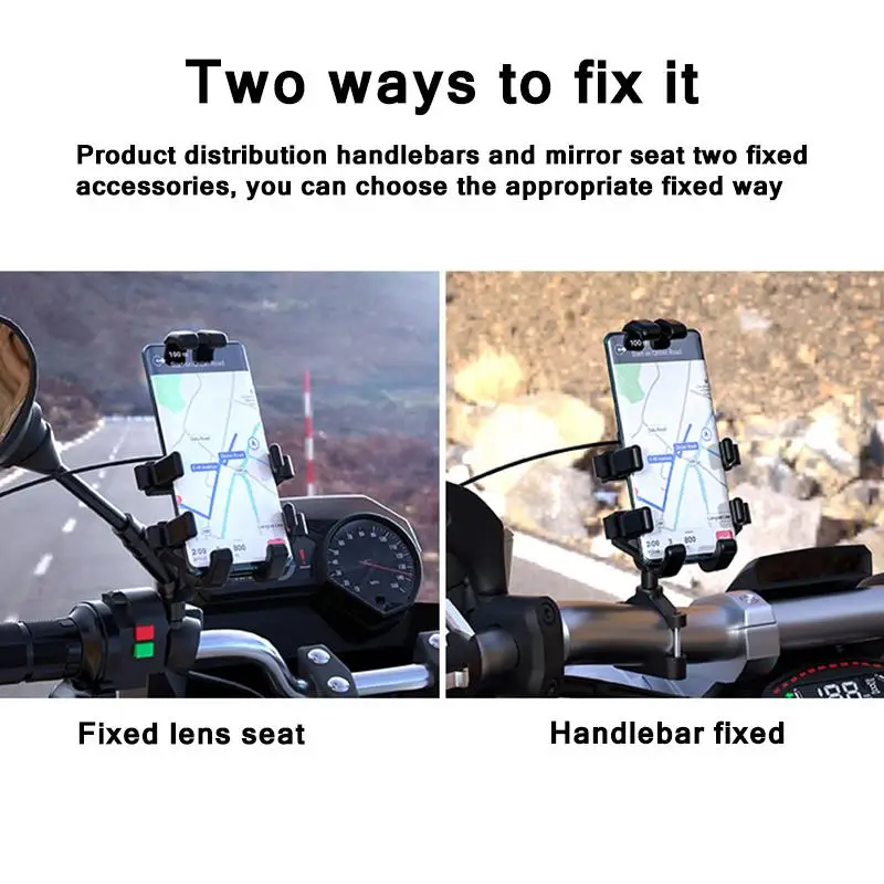 New Motorcycle Octopus Phone Bracket With Switch Off-Road Riding Mobile Navigation Bracket 5V 2A USB Charging Aluminum Alloy
New Motorcycle Octopus Phone Bracket With Switch Off-Road Riding Mobile Navigation Bracket 5V 2A USB Charging Aluminum Alloy