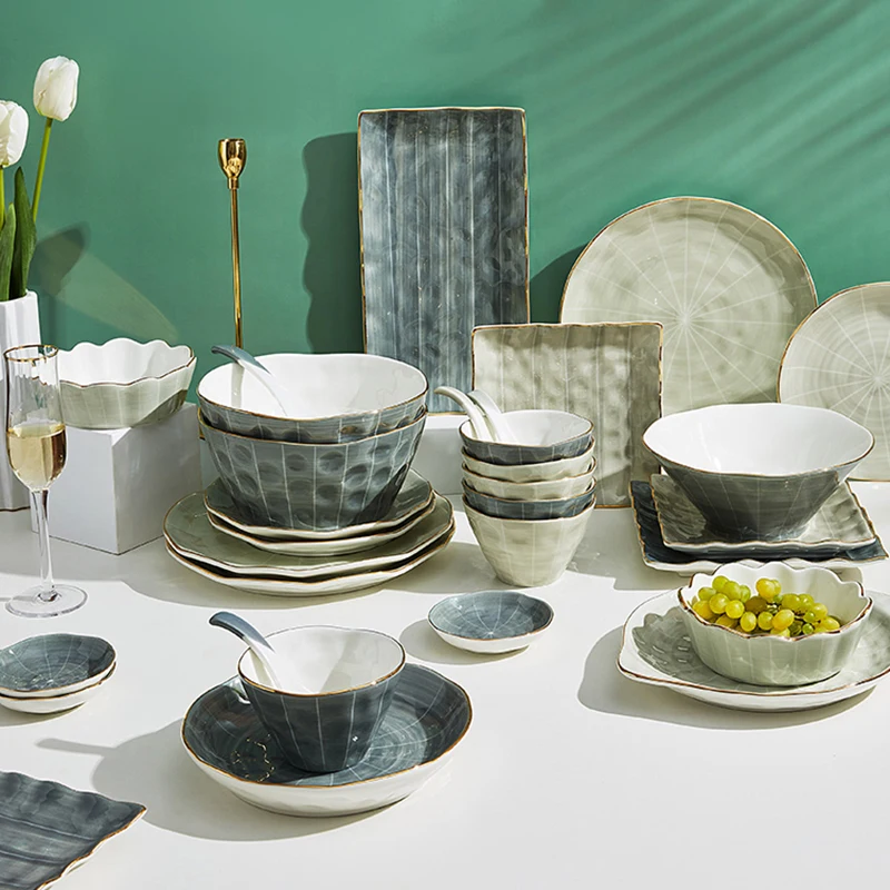 Party Birthday Plate Set Aesthetic Luxury Wedding Nordic Ceramic Dessert Dinner Sushi Plate Japanese Pratos De Jantar Tableware
Party Birthday Plate Set Aesthetic Luxury Wedding Nordic Ceramic Dessert Dinner Sushi Plate Japanese Pratos De Jantar Tableware