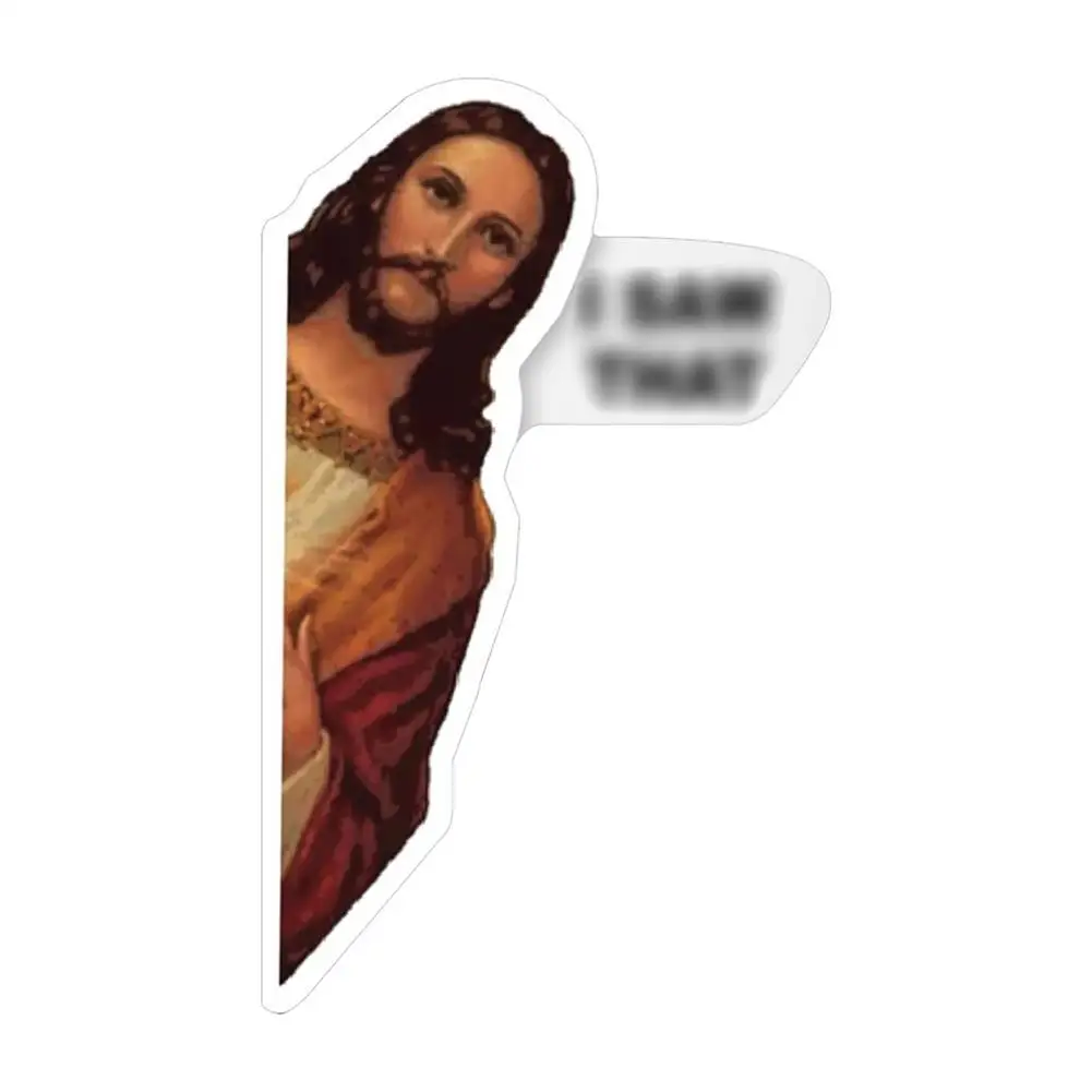 I Saw That Bumper Sticker 10pcs Funny Vinyl Jesus Custom Bumper Stickers For Cars 3in Smooth Laptop Sticker Decal For Refrige
I Saw That Bumper Sticker 10pcs Funny Vinyl Jesus Custom Bumper Stickers For Cars 3in Smooth Laptop Sticker Decal For Refrige