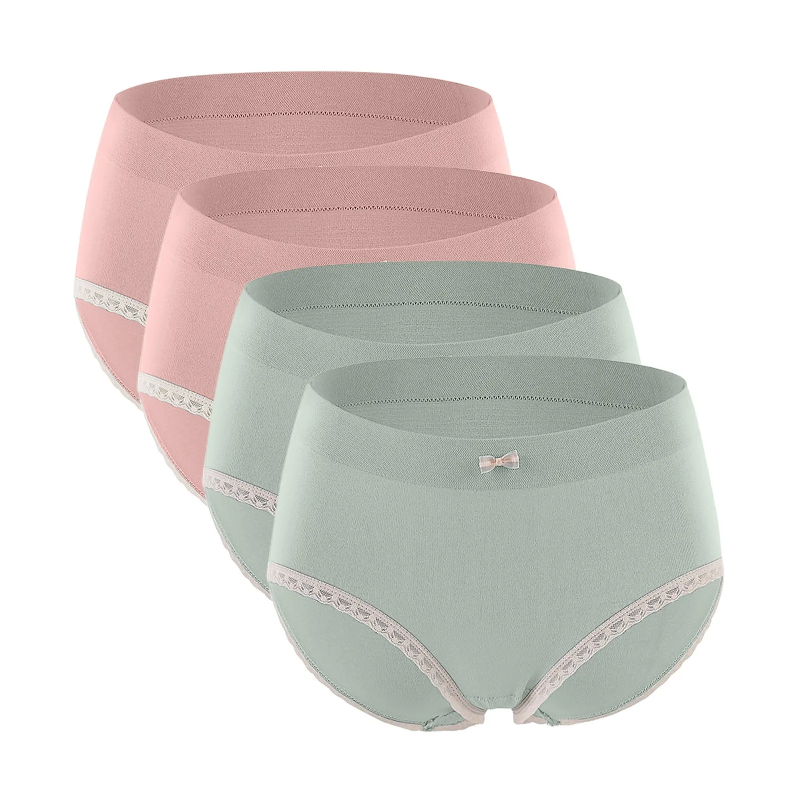4pc Women's Sexy Breathable Panties Midwaist Solid Color Lace Underwear Soft Breathable Briefs Seamless Femme Underpant R5
4pc Women's Sexy Breathable Panties Midwaist Solid Color Lace Underwear Soft Breathable Briefs Seamless Femme Underpant R5
