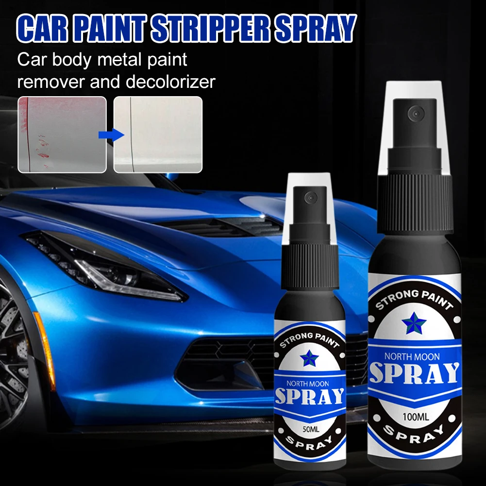 100ml Car Paint Remover Spray Quick Paint Removal Cleaner Metal Surface Paint Remover Car Detailing Maintenance Cleaning Tool
100ml Car Paint Remover Spray Quick Paint Removal Cleaner Metal Surface Paint Remover Car Detailing Maintenance Cleaning Tool