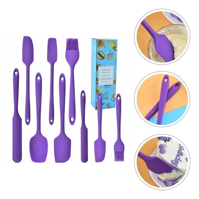 1 Set/9pcs Silicone Cream Scraper Household Cake Bread Scraper Baking Tools
1 Set/9pcs Silicone Cream Scraper Household Cake Bread Scraper Baking Tools