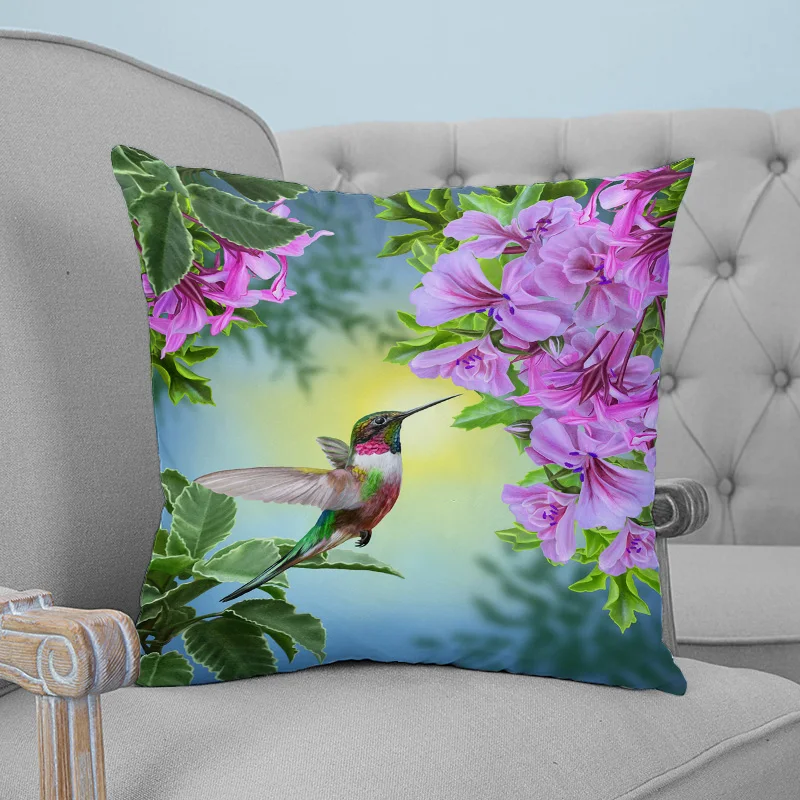 Plant Flower Hummingbirds Printed Throw Pillow Case Plush fabric Pillowcase Home Decorative Pillow Hot
Plant Flower Hummingbirds Printed Throw Pillow Case Plush fabric Pillowcase Home Decorative Pillow Hot