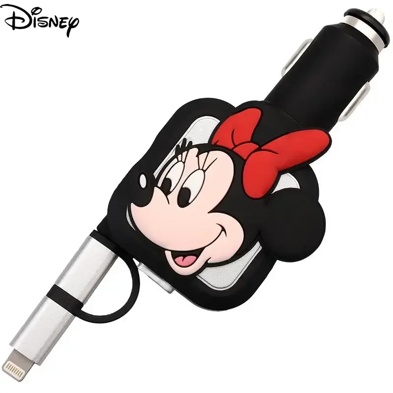 Disney Cartoon Minnie Car Cute Creative Charging Adapter Car Carrying Dedicated Fast Charging Retractable Cable
Disney Cartoon Minnie Car Cute Creative Charging Adapter Car Carrying Dedicated Fast Charging Retractable Cable